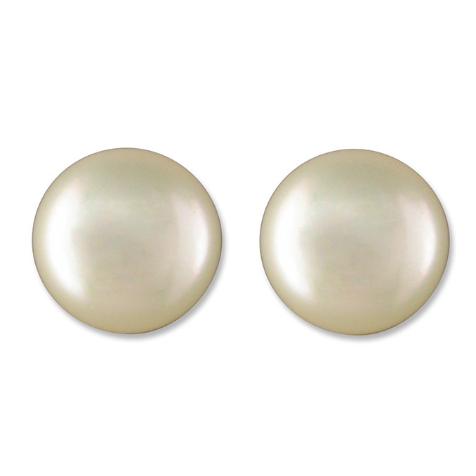 Silver 8mm Freshwater Pearl Stud 2
