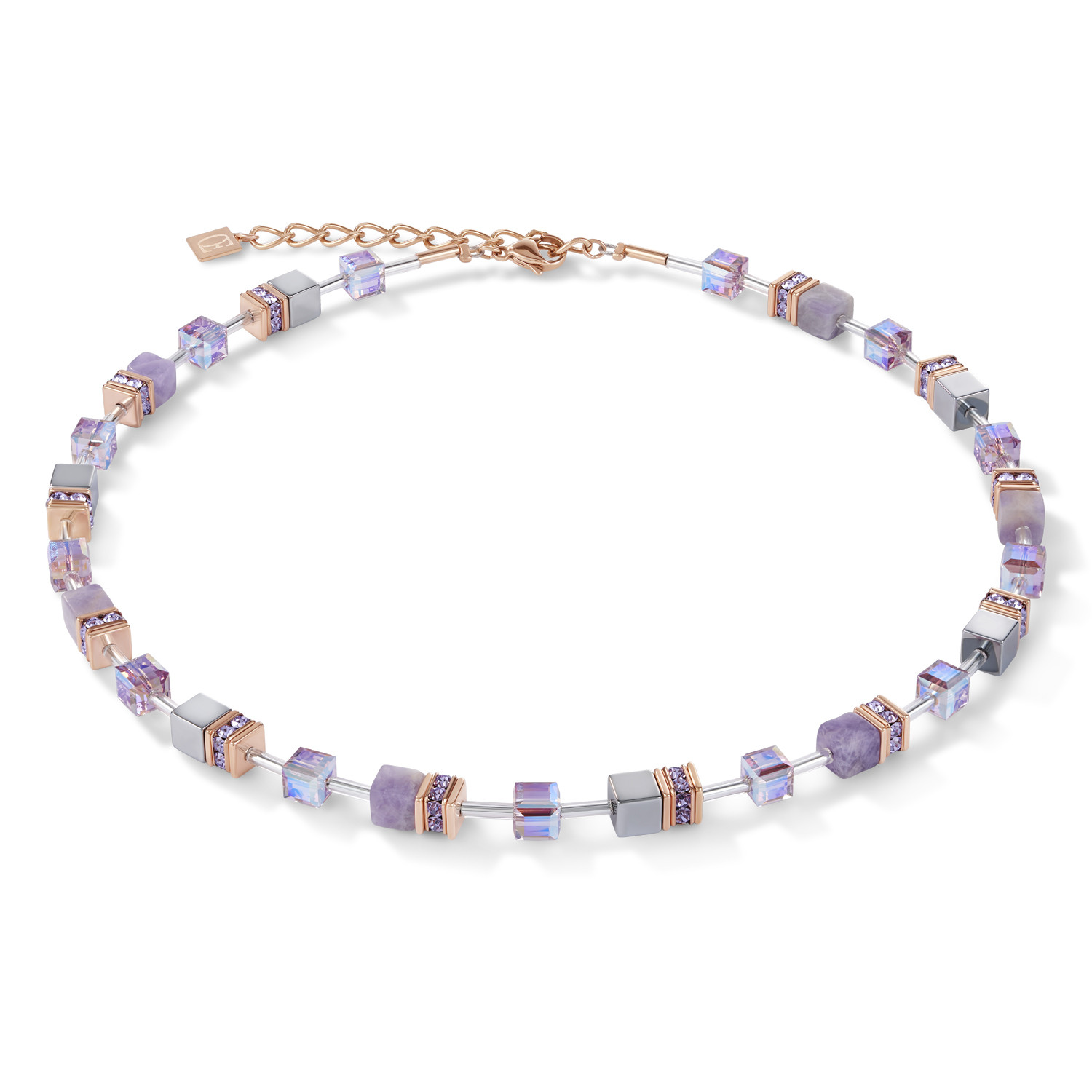 Coeur De Lion Lilac GeoCUBE® Necklace