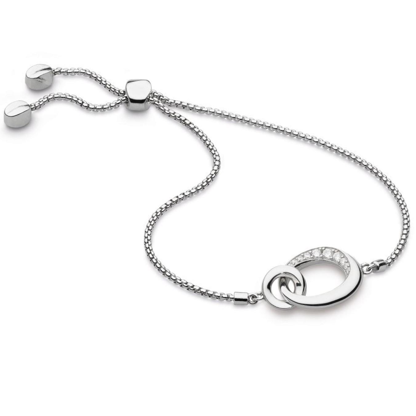 Kit Heath Bevel Cirque CZ Link Toggle Bracelet 1