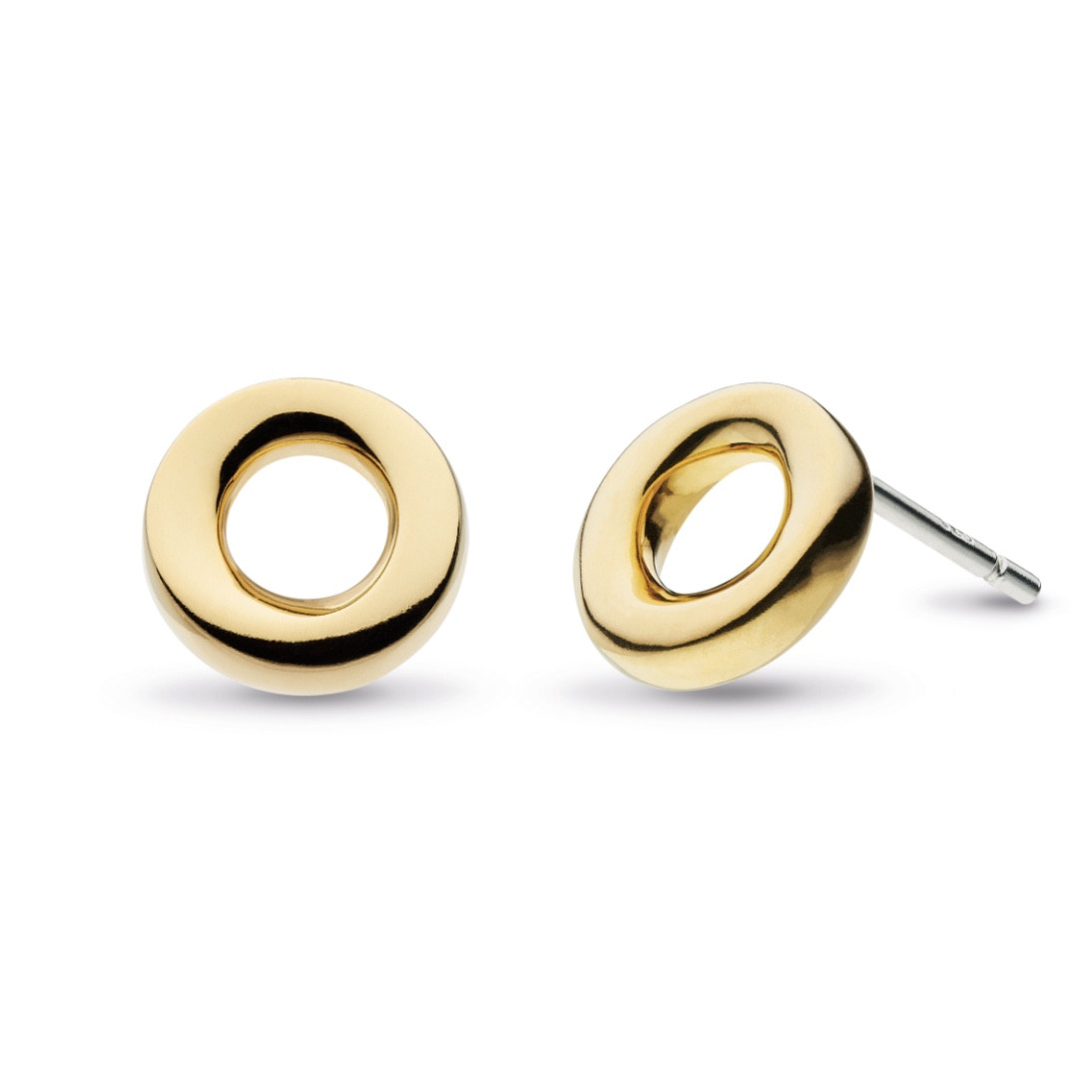 Kit Heath Bevel Cirque Gold Plate Earrings