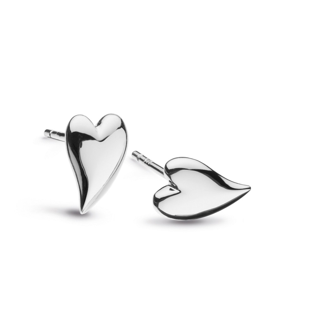 Kit Heath Desire Kiss Mini Heart Stud Earrings