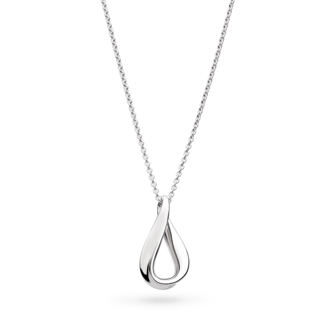 Kit Heath Miniature Sweet Heart Necklace Sterling Silver & 18ct Rose Gold Plate