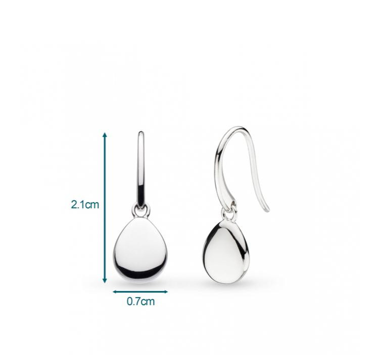 Kit Heath Pebble Droplet Drop Earrings 3