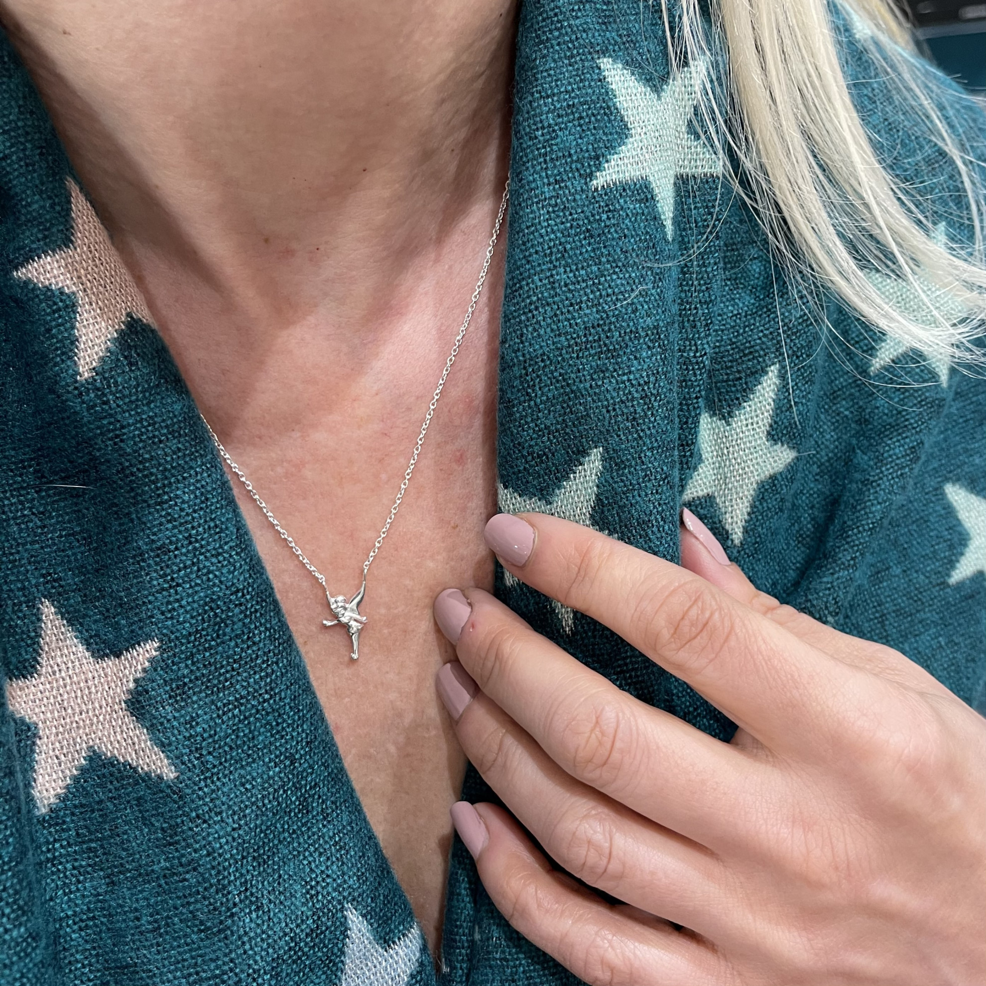 Silver Fairy 41-46cm Tinkerbell Necklace 3