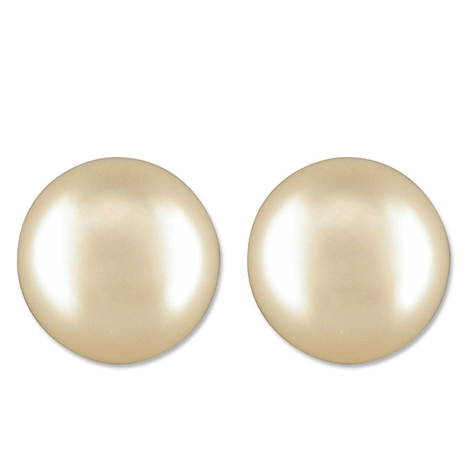Silver Freshwater Pearl Studs Thumb 2