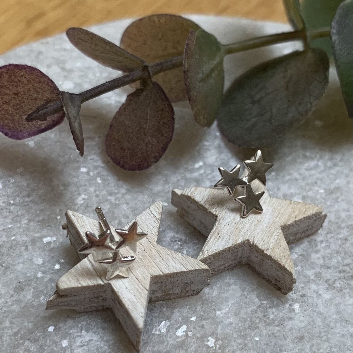 Small Triple Star Stud 2