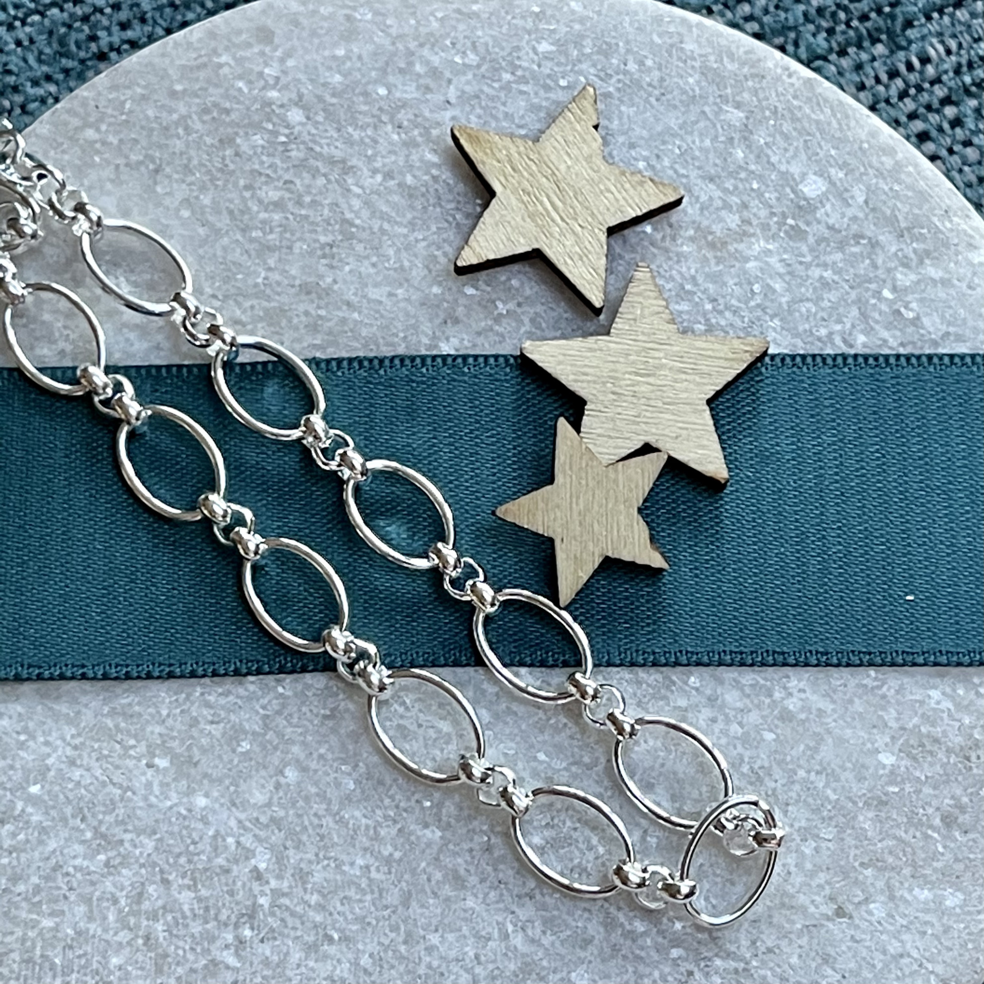 Sterling Silver Oval Link Bracelet 2